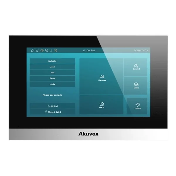 Akuvox C313W-2 7-Inch 2-Wire Wi-Fi Indoor Monitor — Akuvox