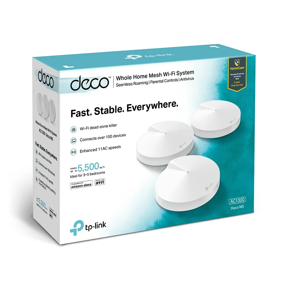 TP-Link Deco M5 AC1300 Whole Home Mesh Wi-Fi System — TP-Link