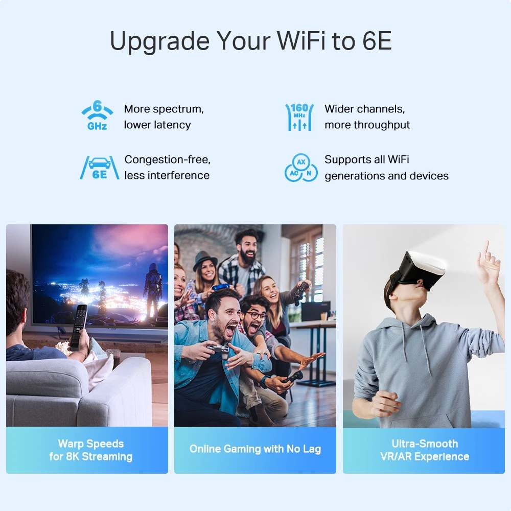 TP-Link Deco XE75 Pro AXE5400 Tri-Band Mesh Wi-Fi 6E System - Image 3