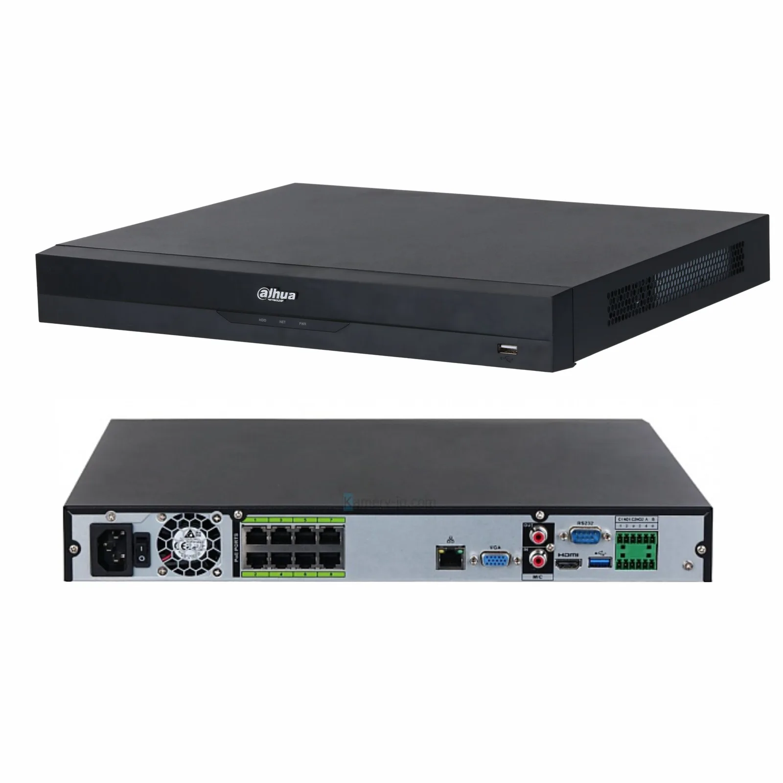 Dahua NVR5208-8P-EI 8CH 1U 2HDD WizSense Network Video Recorder with 8 PoE Ports — Dahua Technology