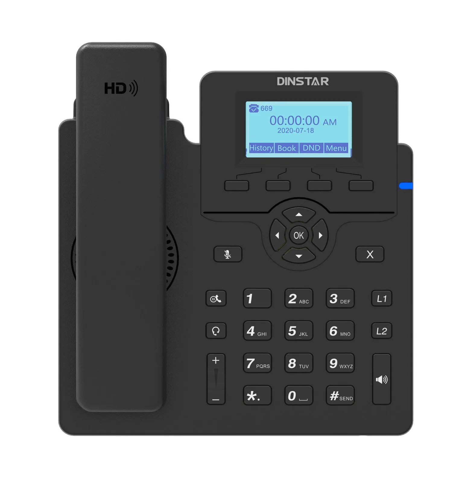 Dinstar C60UP Enterprise IP Phone — Dinstar