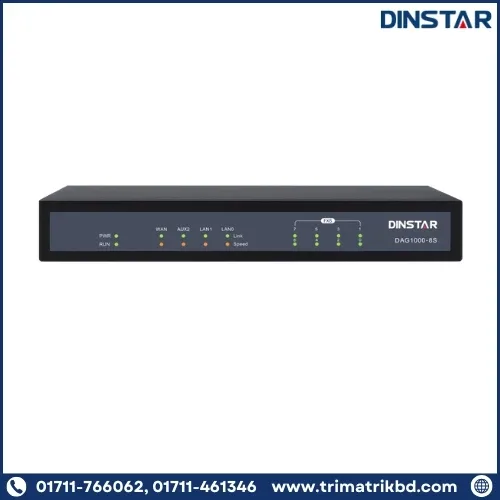 Dinstar DAG1000-8S 8-Port FXS Analog VoIP Gateway — Dinstar
