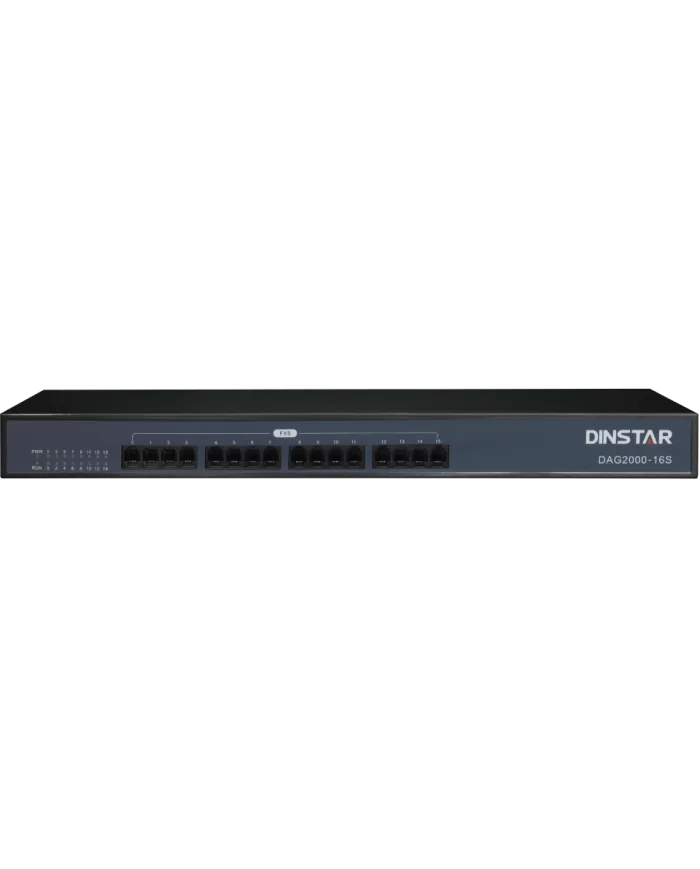 Dinstar DAG2000-16S 16-Port FXS Rackmount VoIP Gateway — Dinstar