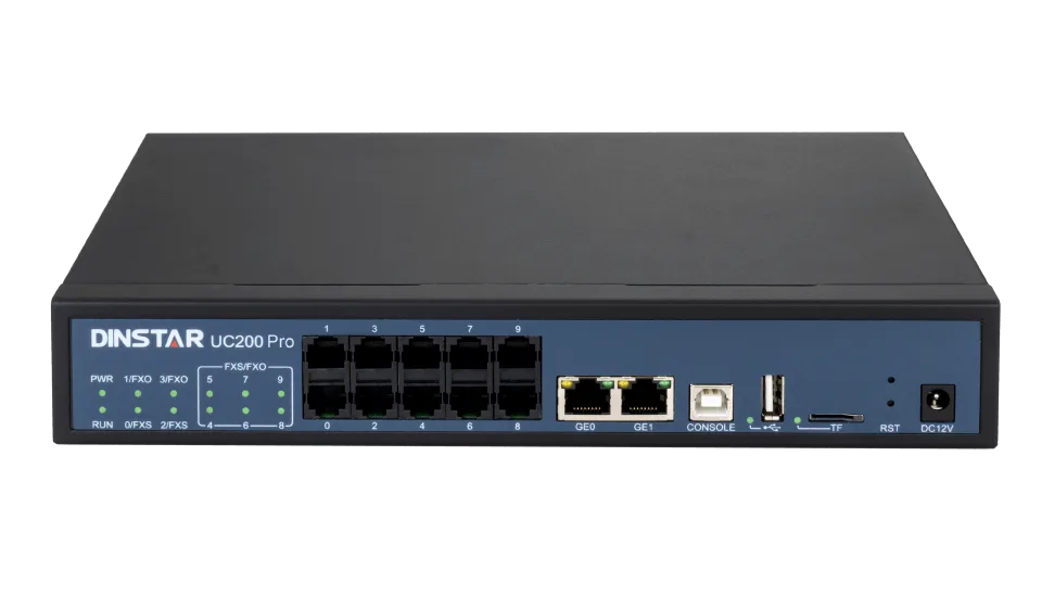 Dinstar UC200 Pro IP PBX — 200 SIP Users — Dinstar