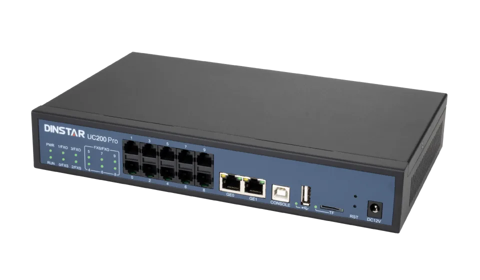 Dinstar UC200 Pro 2-Port FXO Expansion Module — Dinstar