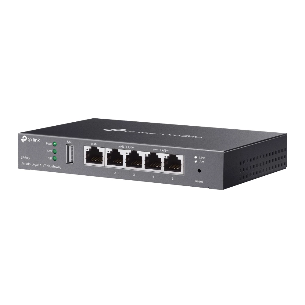 TP-Link ER605 SafeStream Gigabit Multi-WAN VPN Router - Image 3
