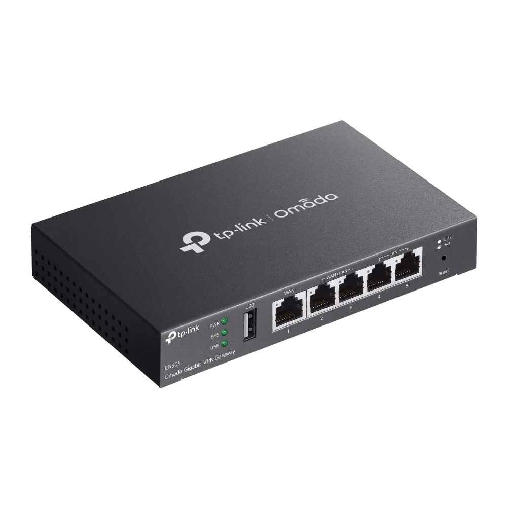 TP-Link ER605 SafeStream Gigabit Multi-WAN VPN Router - Image 2