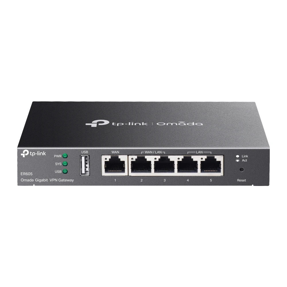 TP-Link ER605 SafeStream Gigabit Multi-WAN VPN Router