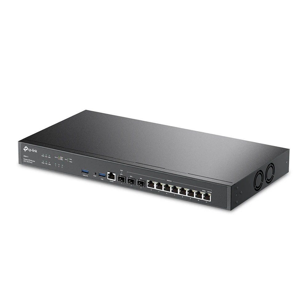 TP-Link ER8411 SafeStream Enterprise Multi-WAN VPN Router - Image 2