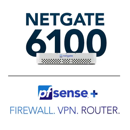 Netgate 6100 MAX pfSense+ Security Gateway — Netgate