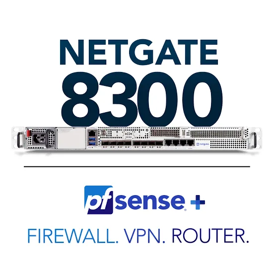 Netgate 8300 MAX pfSense+ Security Gateway — Netgate