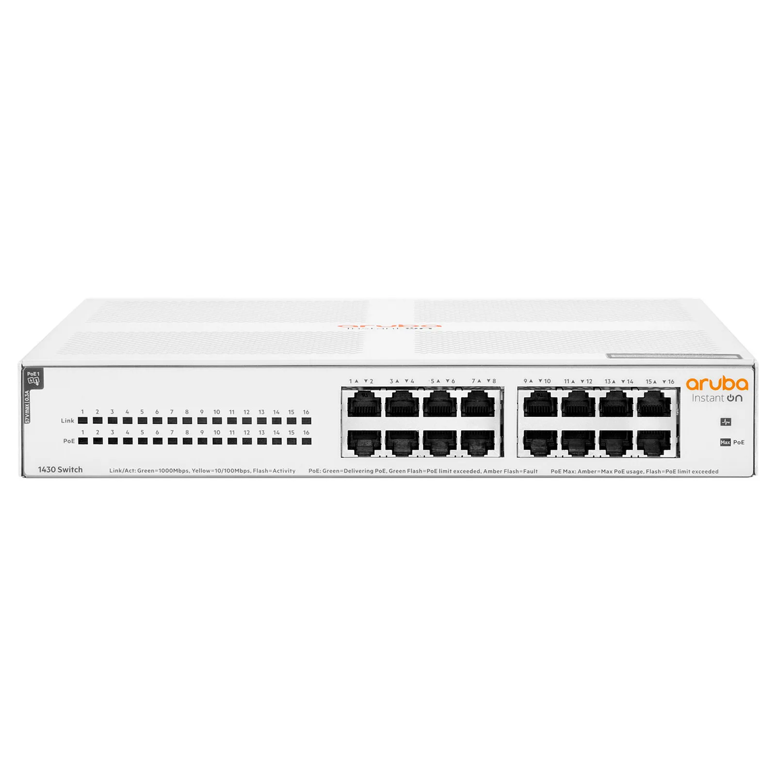 HPE Networking Instant On 1430 16G Switch — Aruba Networks