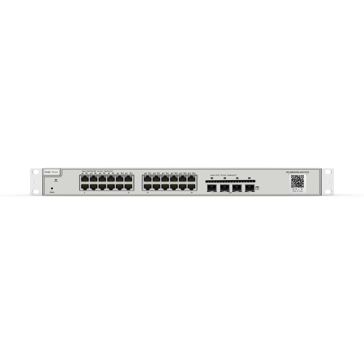 Ruijie Reeye RG-NBS5200-24SFP/8GT4XS 24 SFP + 8 Gigabit Layer 3 Switch — Ruijie Reeye