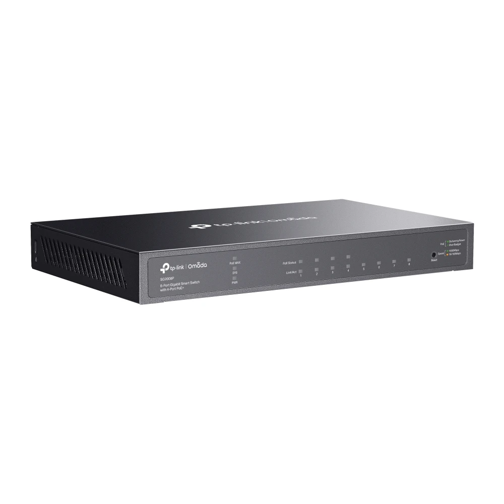 TP-Link SG2008P Omada 8-Port Gigabit Smart Switch with 4-Port PoE+ - Image 3
