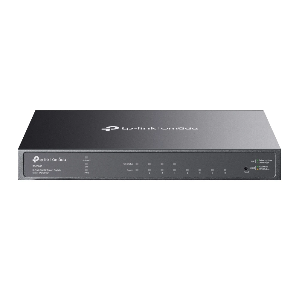TP-Link SG2008P Omada 8-Port Gigabit Smart Switch with 4-Port PoE+