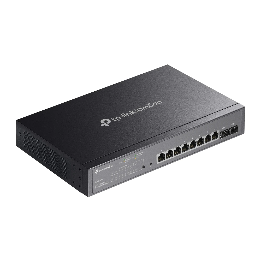 TP-Link SG2210MP Omada 10-Port Gigabit Smart Switch with 8-Port PoE+ - Image 3