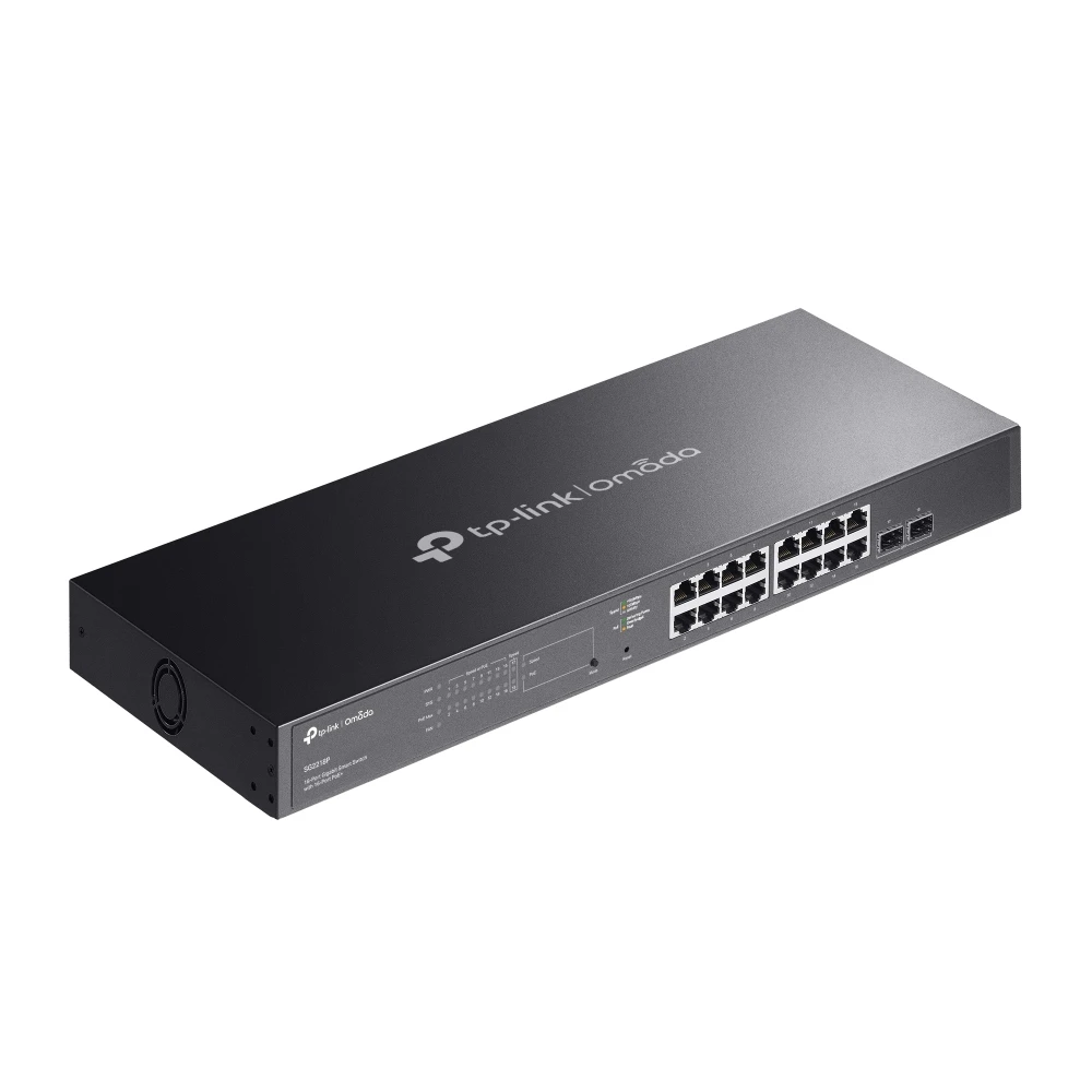 TP-Link SG2218P Omada 18-Port Gigabit Smart Switch with 16-Port PoE+ - Image 3
