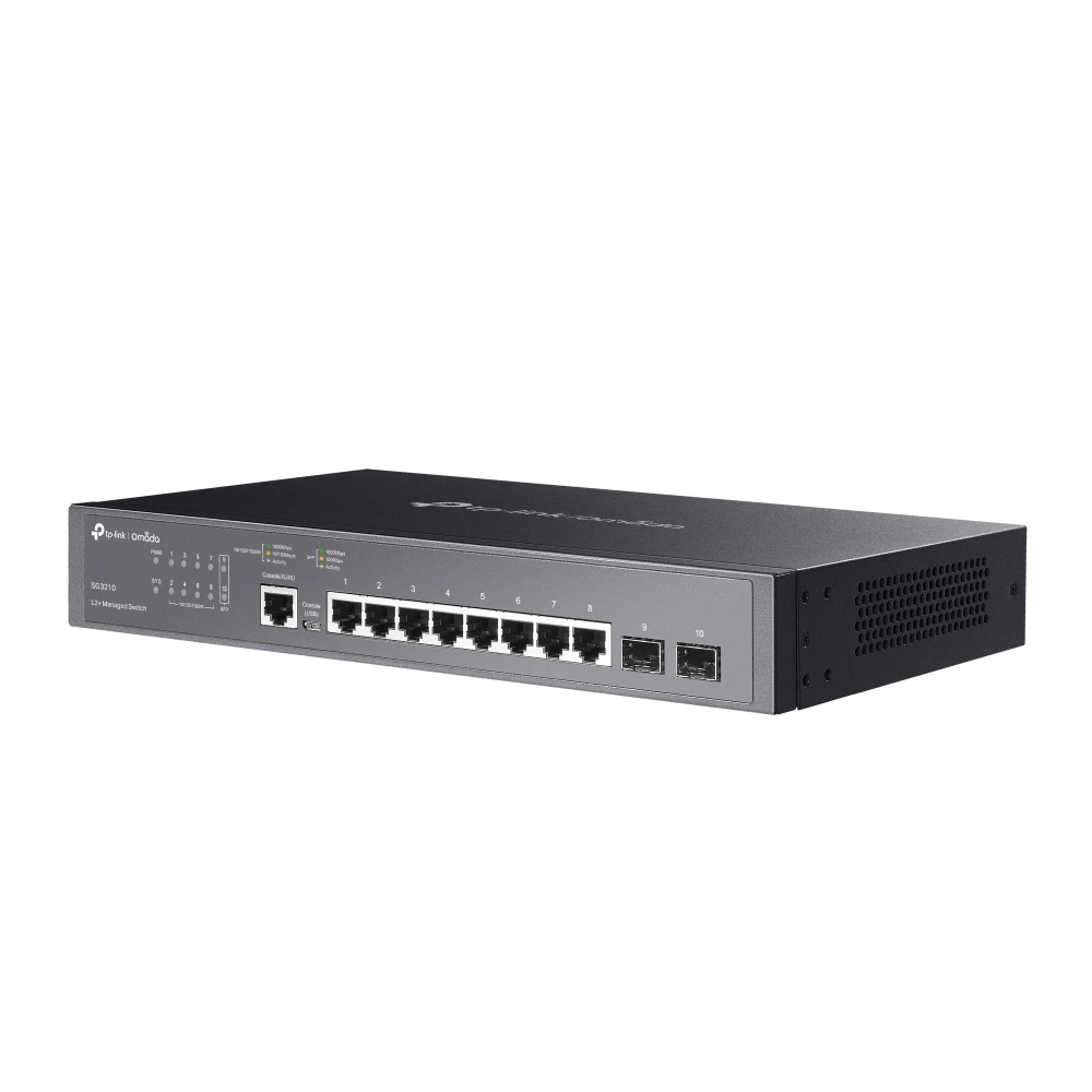 TP-Link SG3210 Omada 8-Port Gigabit L2+ Managed Switch with 2 SFP Slots - Image 2