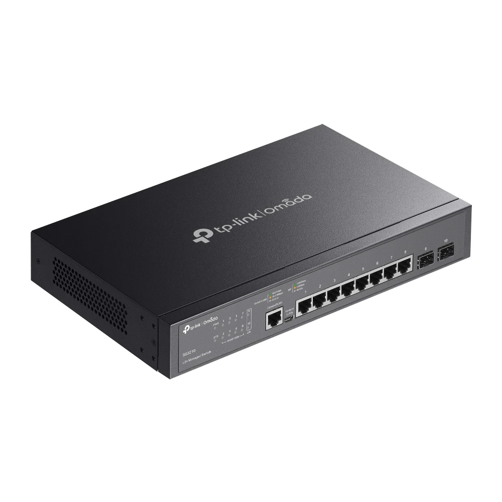 TP-Link SG3210 Omada 8-Port Gigabit L2+ Managed Switch with 2 SFP Slots - Image 3