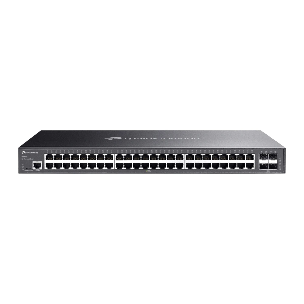 TP-Link SG3452 Omada 48-Port Gigabit L2+ Managed Switch with 4 SFP Slots — TP-Link
