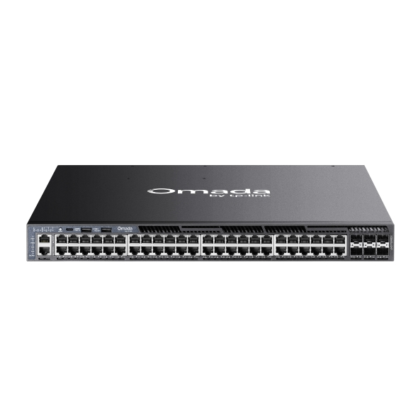 TP-Link Omada Pro SG6654XHP 54-Port PoE+ L3 Managed Access Switch with 10G Uplinks — TP-Link
