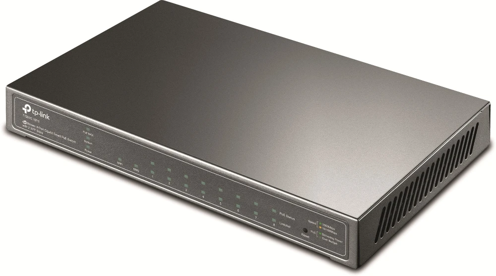 TP-Link JetStream T1500G-10PS 8-Port Gigabit Smart Managed PoE+ Switch - Image 1