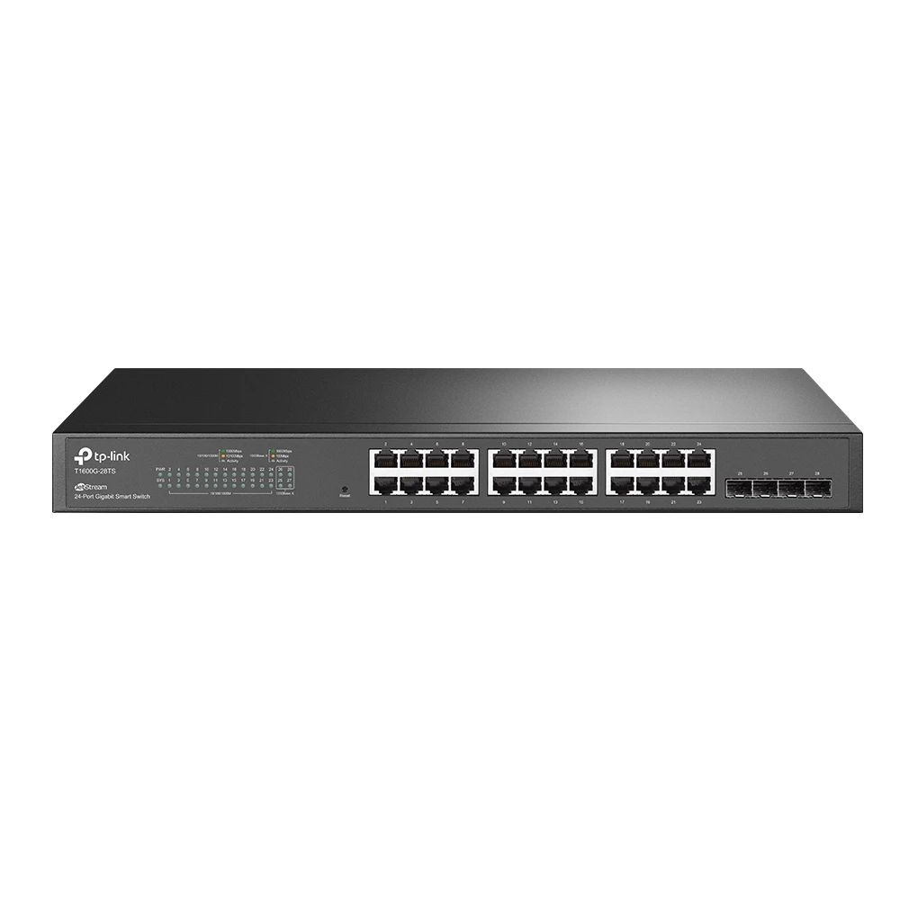 TP-Link JetStream T1600G-28TS 24-Port Gigabit Smart Managed Switch