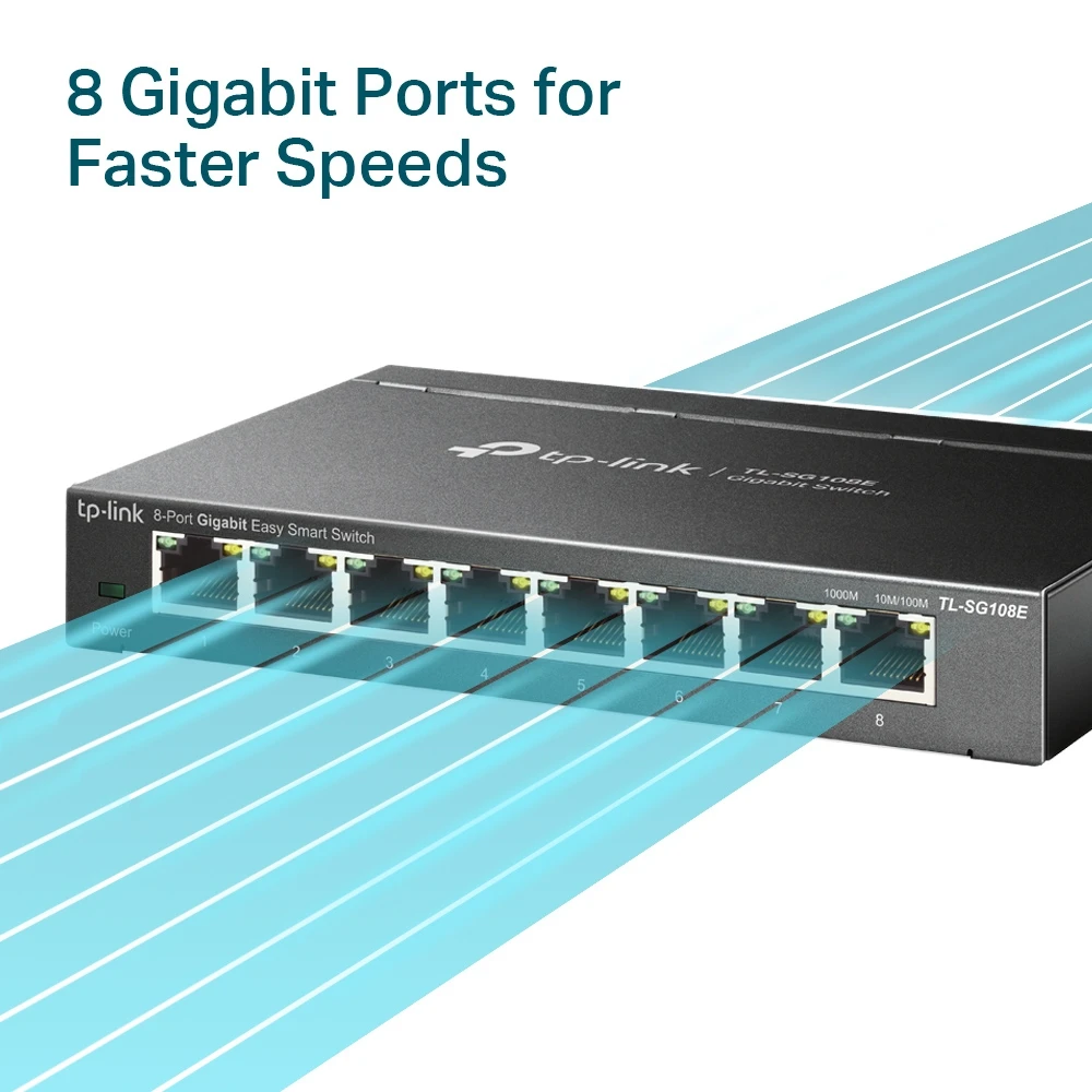 TP-Link 8-Port Gigabit Easy Smart Managed Switch - Image 3