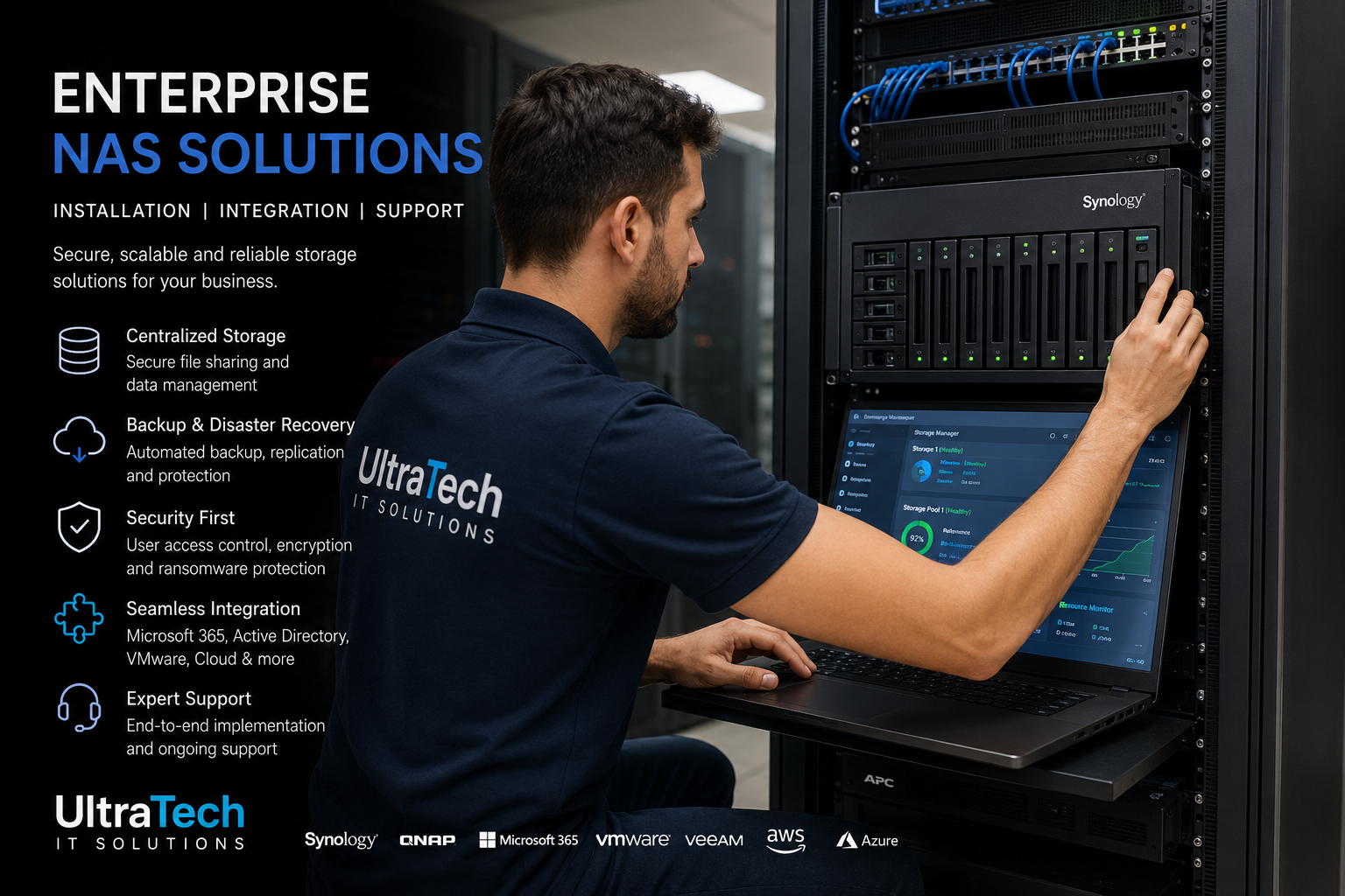 Enterprise NAS Storage, Deployment & Integration Services — UltraTech Kuwait