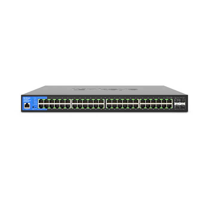 Linksys 48-Port Managed Gigabit PoE+ Switch with 4 10G SFP+ Uplinks — TP-Link