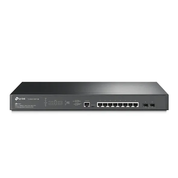 Omada SG3210XHP-M2  8-Port 2.5GBASE-T and 2-Port 10GE SFP+ L2+ Managed Switch with 8-Port PoE+ — TP-Link